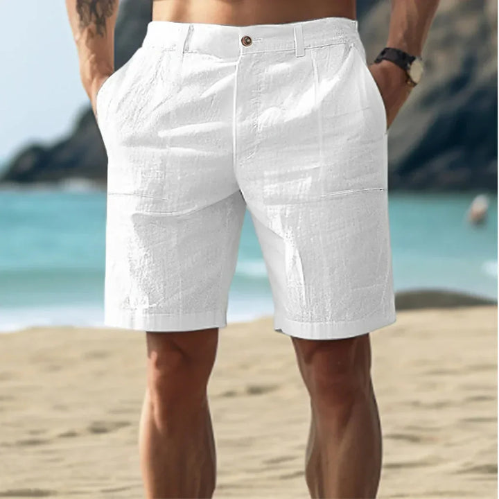 Klassische Leinen-Shorts für Herren