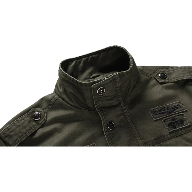 Herren Biker Winterjacke Mit Langen Ärmeln | Mit Reißverschluss