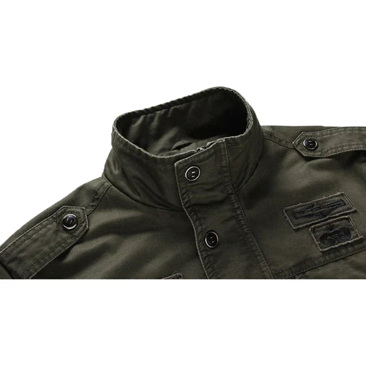 Herren Biker Winterjacke Mit Langen Ärmeln | Mit Reißverschluss