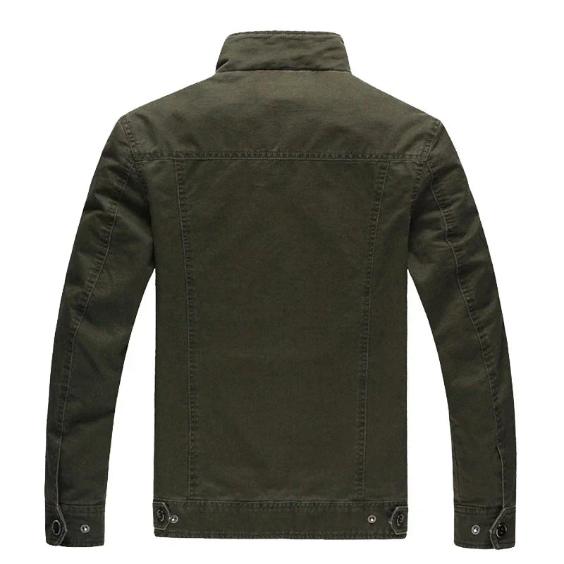Herren Biker Winterjacke Mit Langen Ärmeln | Mit Reißverschluss