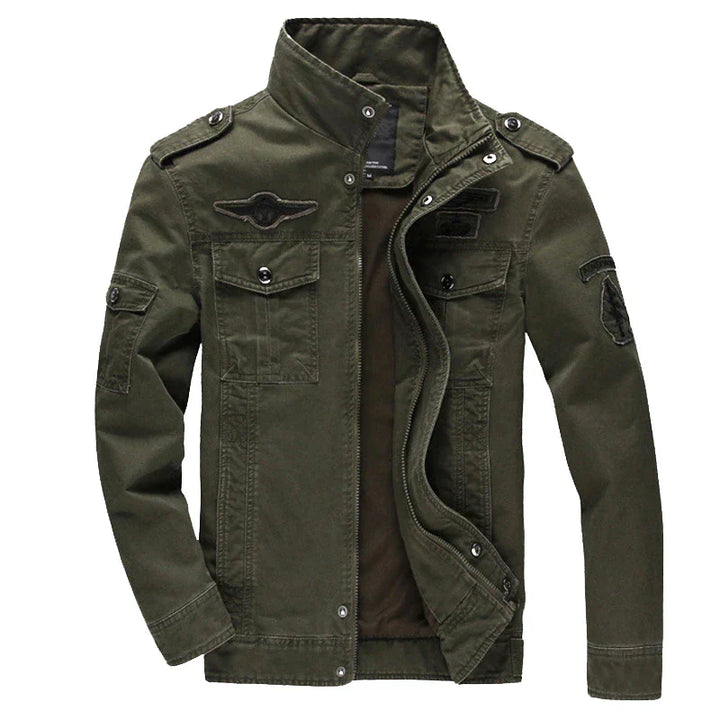 Herren Biker Winterjacke Mit Langen Ärmeln | Mit Reißverschluss