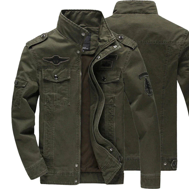 Herren Biker Winterjacke Mit Langen Ärmeln | Mit Reißverschluss