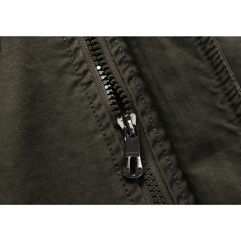 Herren Biker Winterjacke Mit Langen Ärmeln | Mit Reißverschluss