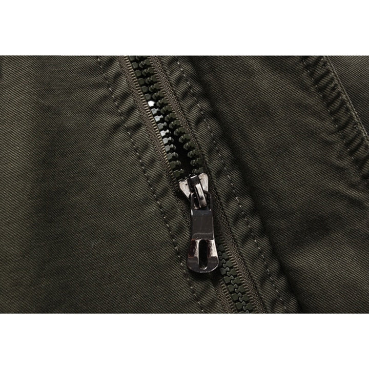 Herren Biker Winterjacke Mit Langen Ärmeln | Mit Reißverschluss