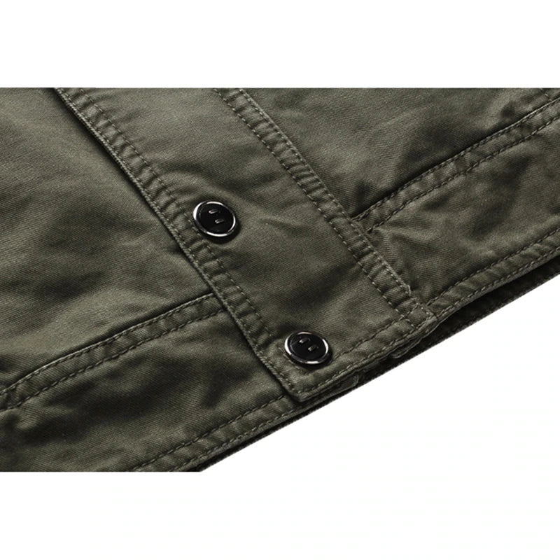 Herren Biker Winterjacke Mit Langen Ärmeln | Mit Reißverschluss
