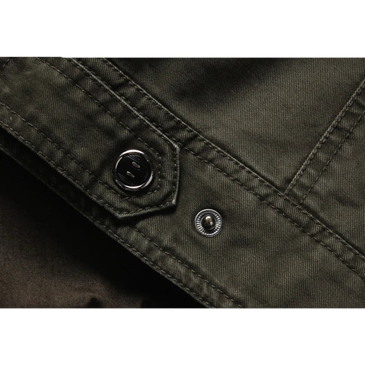 Herren Biker Winterjacke Mit Langen Ärmeln | Mit Reißverschluss