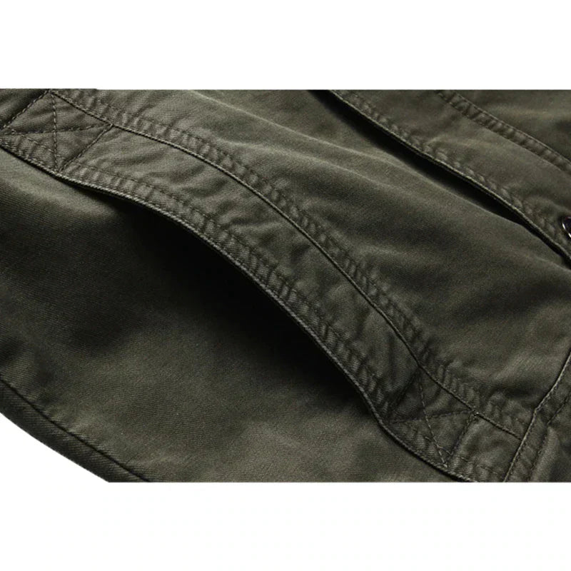 Herren Biker Winterjacke Mit Langen Ärmeln | Mit Reißverschluss