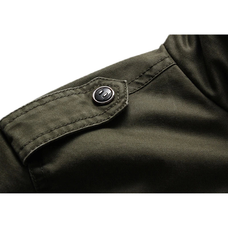 Herren Biker Winterjacke Mit Langen Ärmeln | Mit Reißverschluss