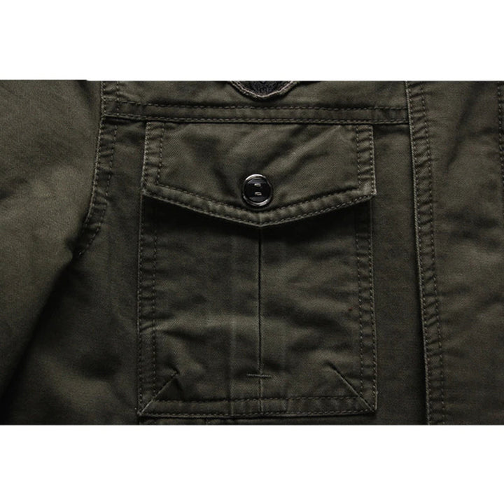 Herren Biker Winterjacke Mit Langen Ärmeln | Mit Reißverschluss