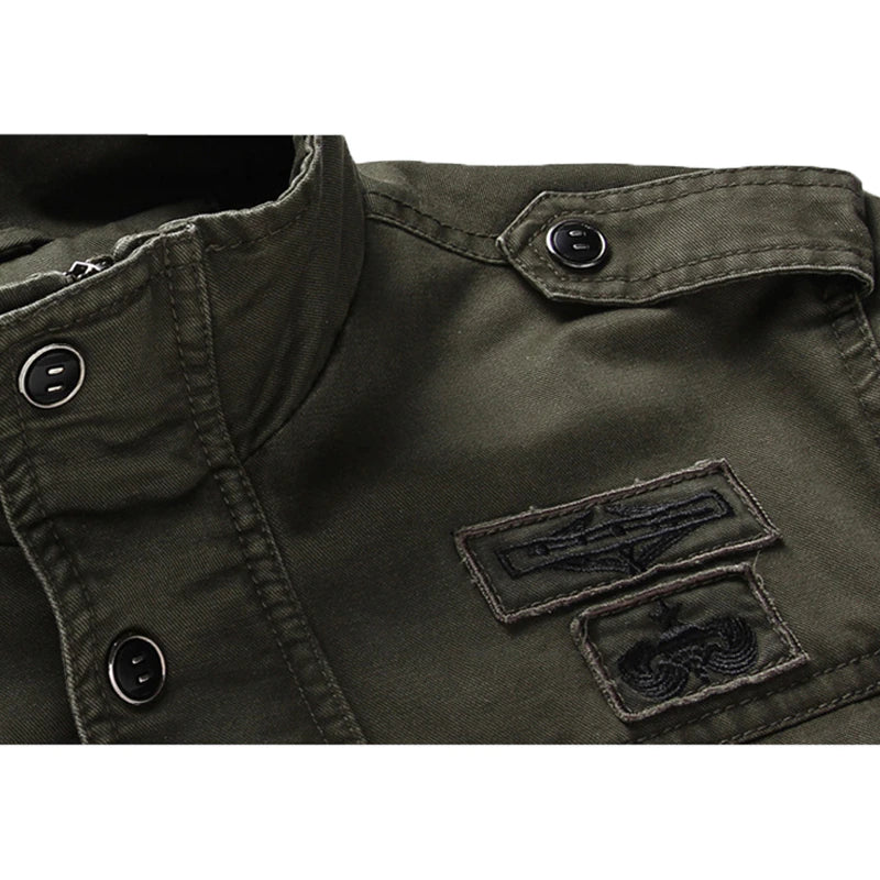 Herren Biker Winterjacke Mit Langen Ärmeln | Mit Reißverschluss