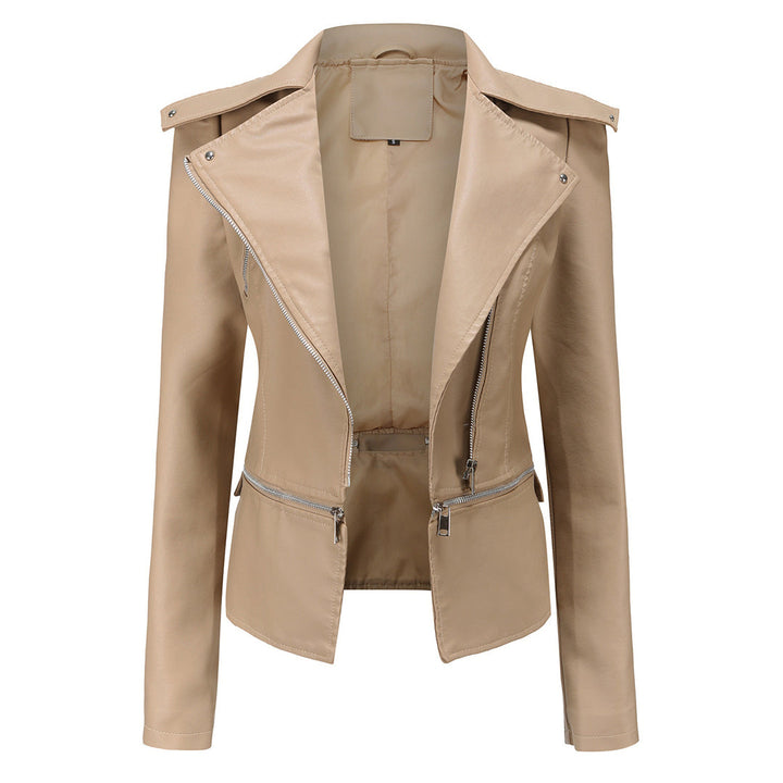 Stilvolle Lederjacke Für Damen | Langarm