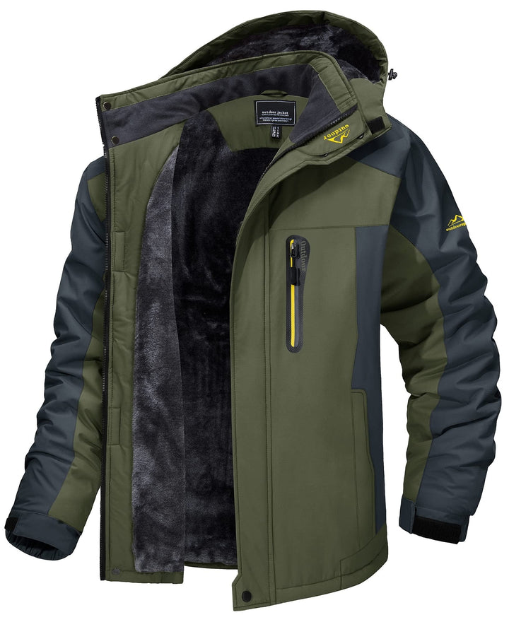 Herren Winterjacke Mit Langen Ärmeln | Stilvoll