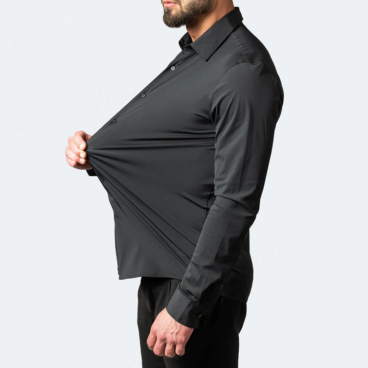 Herren Stretchhemd | Langarm