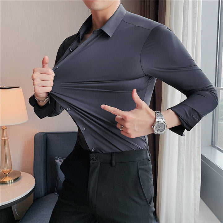 Herren Stretchhemd | Langarm