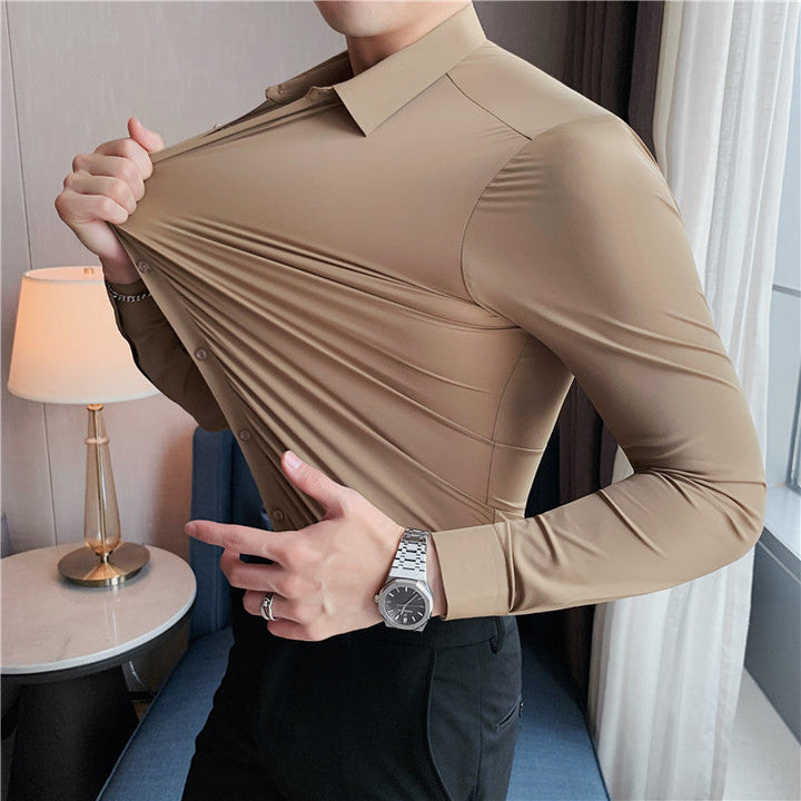 Herren Stretchhemd | Langarm