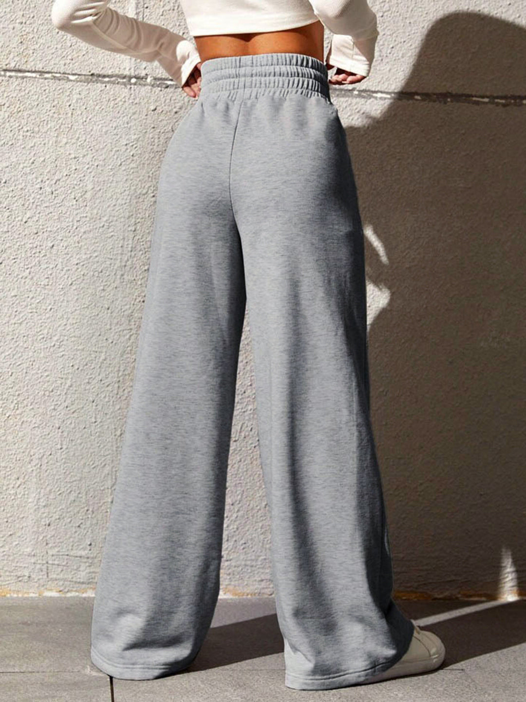 Lässige Hoch Taillierte Hose Für Damen | Mit Tasche