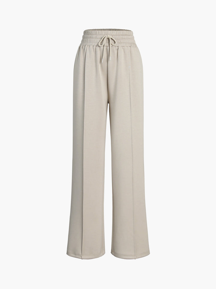 Lässige Hoch Taillierte Hose Für Damen | Mit Tasche