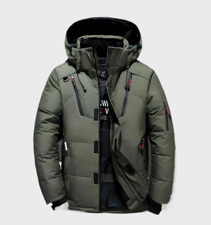 Winter-Steppjacke Für Herren | Mit Kapuze