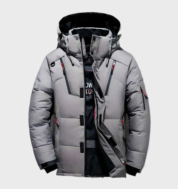 Winter-Steppjacke Für Herren | Mit Kapuze