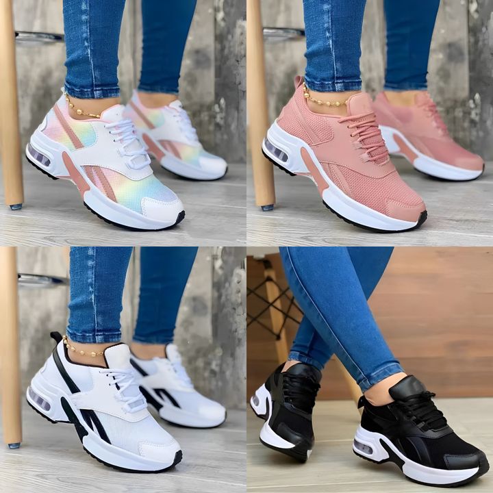 Damen Sportliche Sneakers mit gepolsterter Sohle