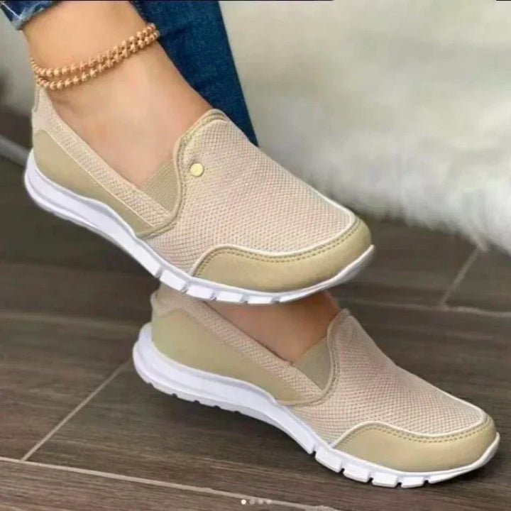 Damen Slip-On Sneaker mit Mesh-Obermaterial