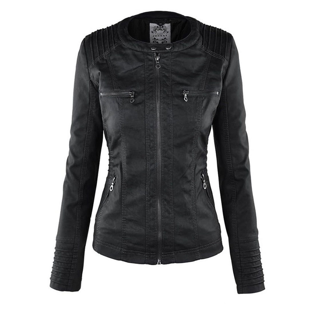 Lederjacke Für Damen | Mit Kapuze