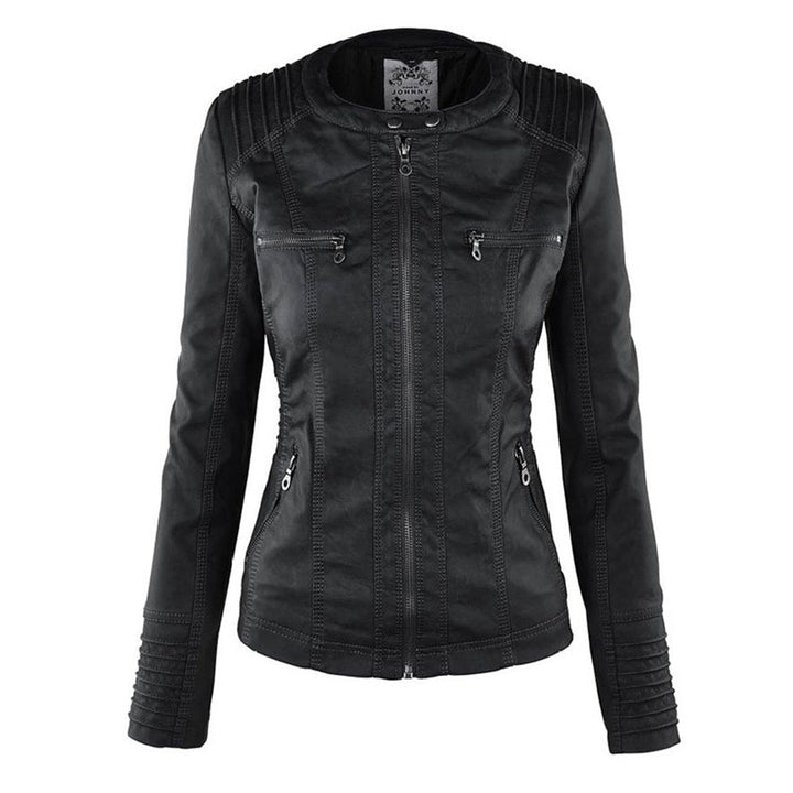 Lederjacke Für Damen | Mit Kapuze
