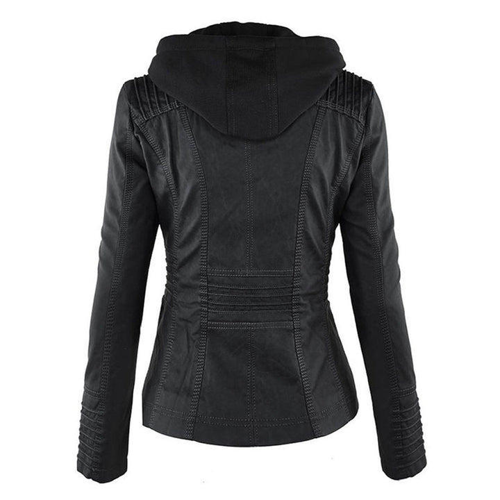 Lederjacke Für Damen | Mit Kapuze