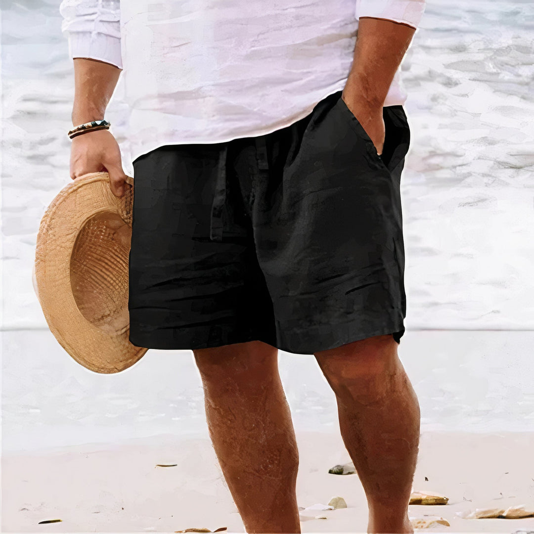 Herren Sommershorts mit Kordelzug und Taschen