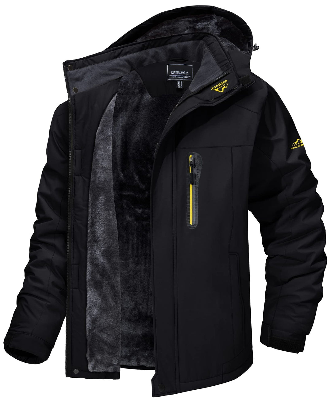 Herren Winterjacke Mit Langen Ärmeln | Stilvoll