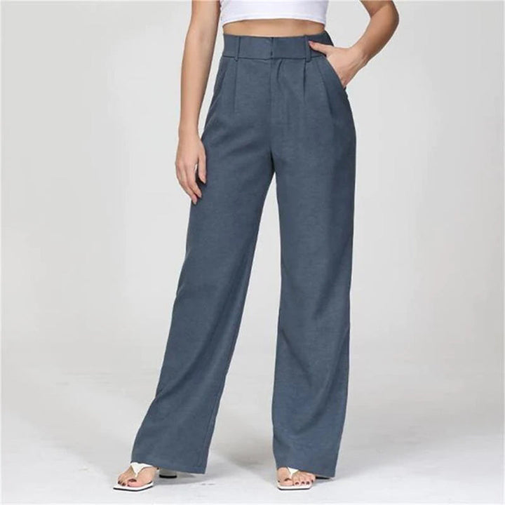 Hoch Taillierte Hose Für Damen | Lockerer Schnitt