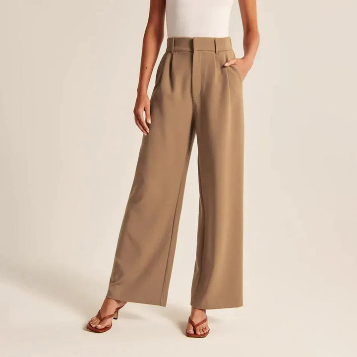 Hoch Taillierte Hose Für Damen | Lockerer Schnitt