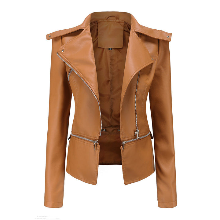 Stilvolle Lederjacke Für Damen | Langarm