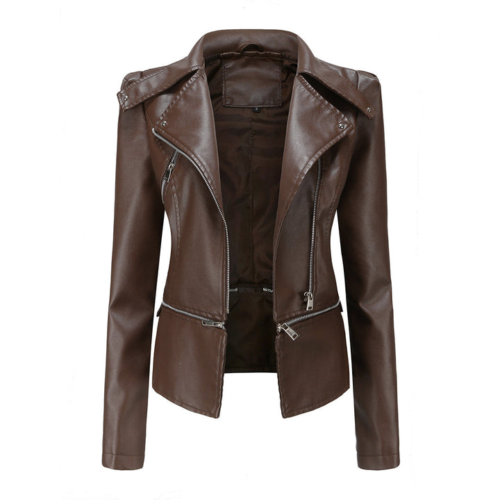 Stilvolle Lederjacke Für Damen | Langarm