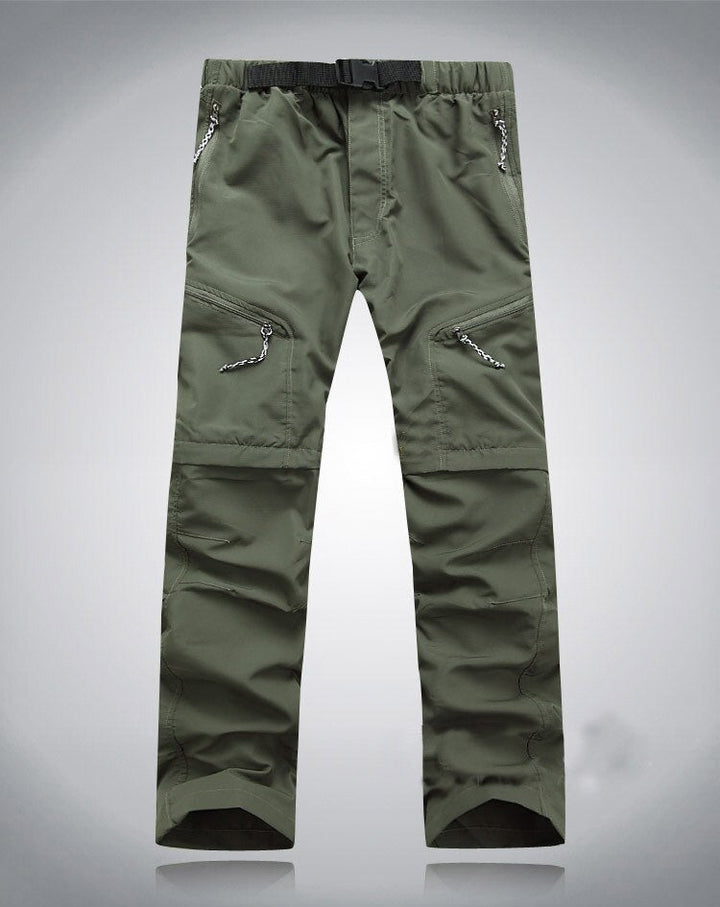 Herren Zip-Off Hosen mit elastischem Bund