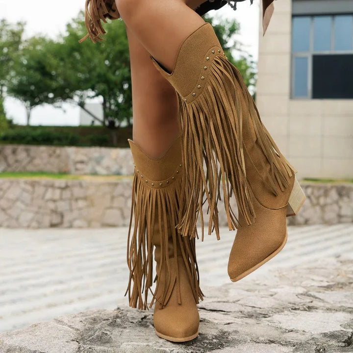 Cowboy-Stiefel Für Damen | Winter