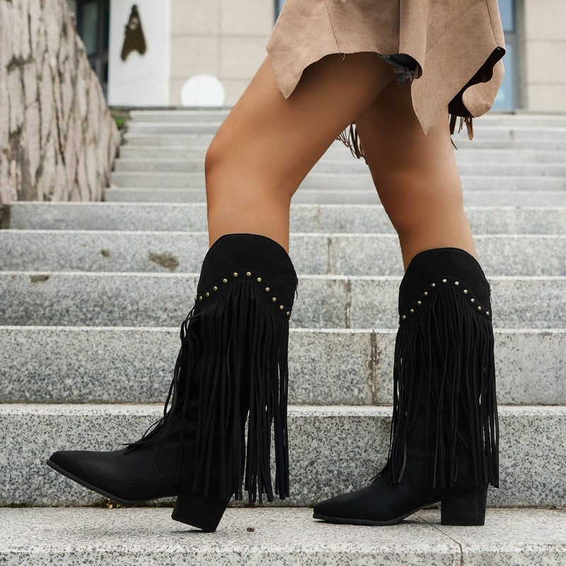 Cowboy-Stiefel Für Damen | Winter