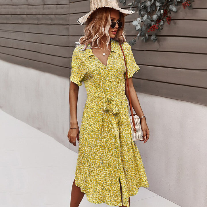 Sommer Midikleid mit Floralprint für Damen