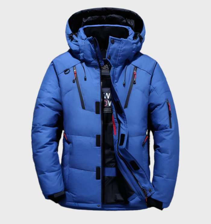 Winter-Steppjacke Für Herren | Mit Kapuze