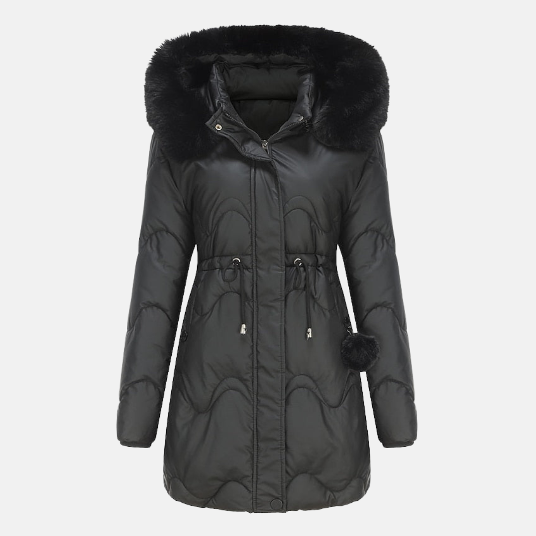 Damen Parka | Mit Pelzkapuze