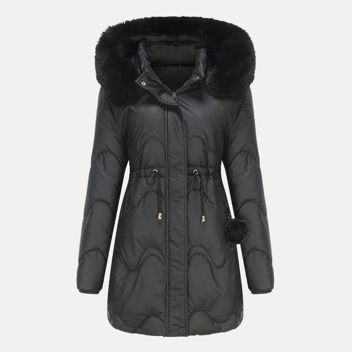 Damen Parka | Mit Pelzkapuze