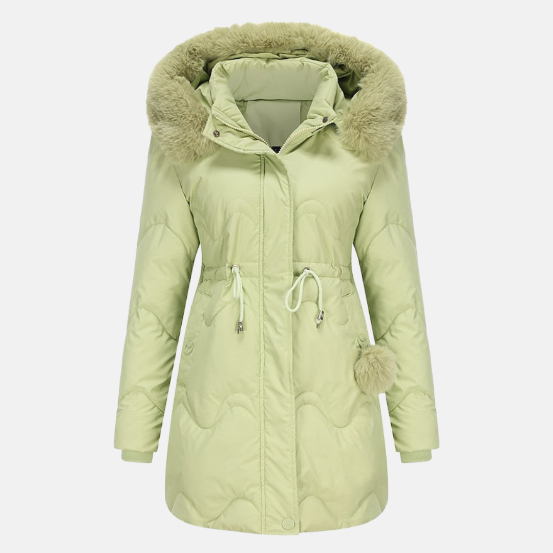 Damen Parka | Mit Pelzkapuze