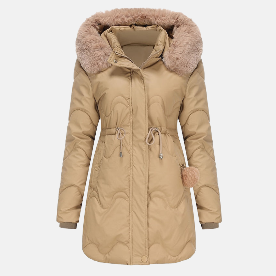 Damen Parka | Mit Pelzkapuze