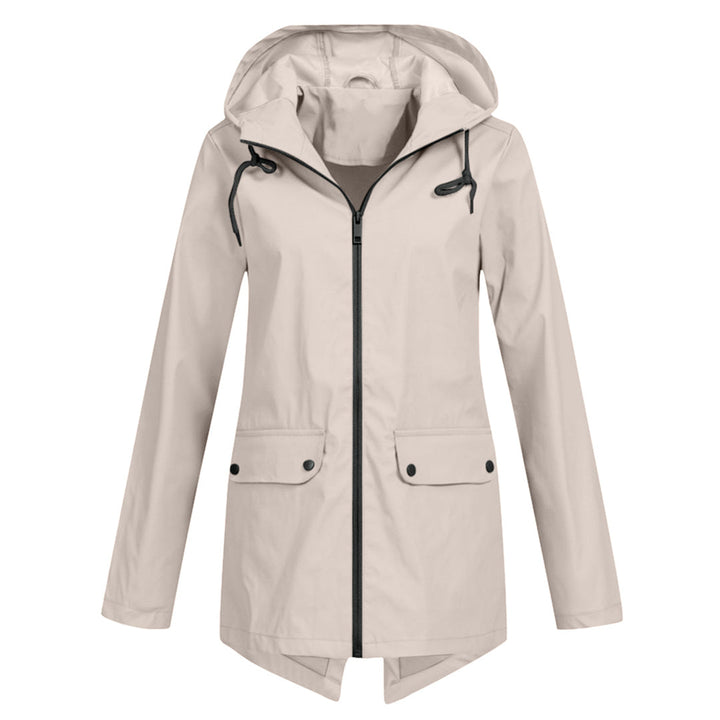 Lange Regenjacke Für Damen | Mit Kapuze