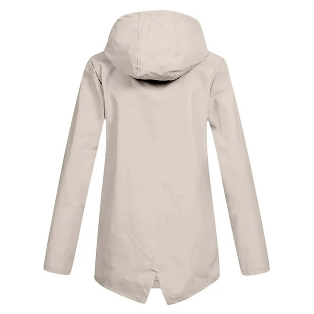 Lange Regenjacke Für Damen | Mit Kapuze