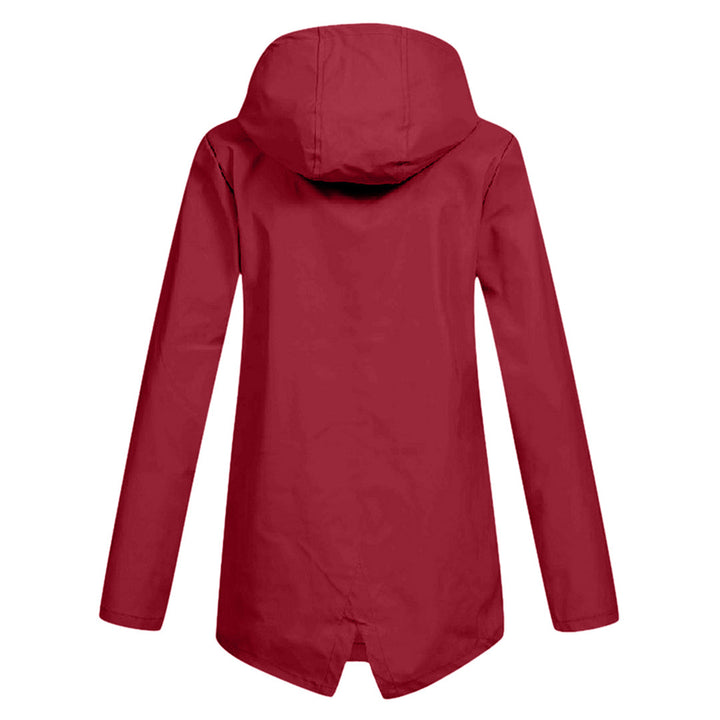 Lange Regenjacke Für Damen | Mit Kapuze