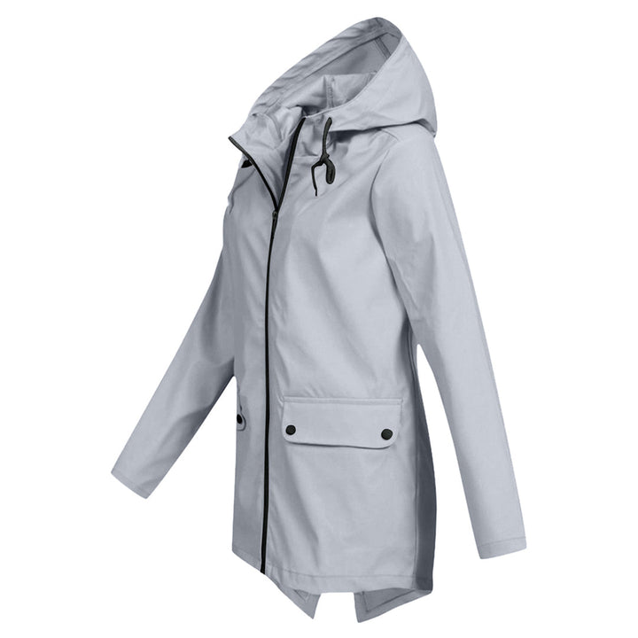 Lange Regenjacke Für Damen | Mit Kapuze