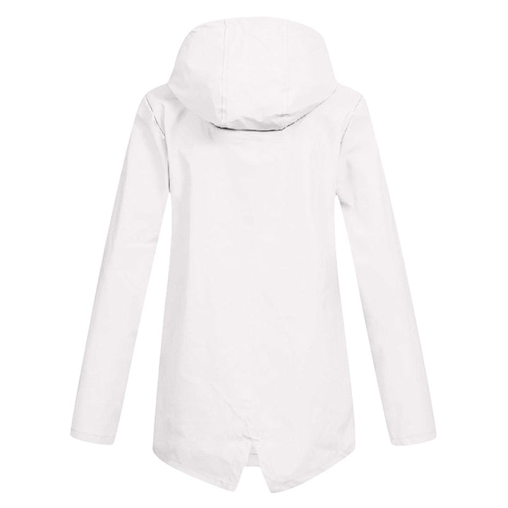 Lange Regenjacke Für Damen | Mit Kapuze