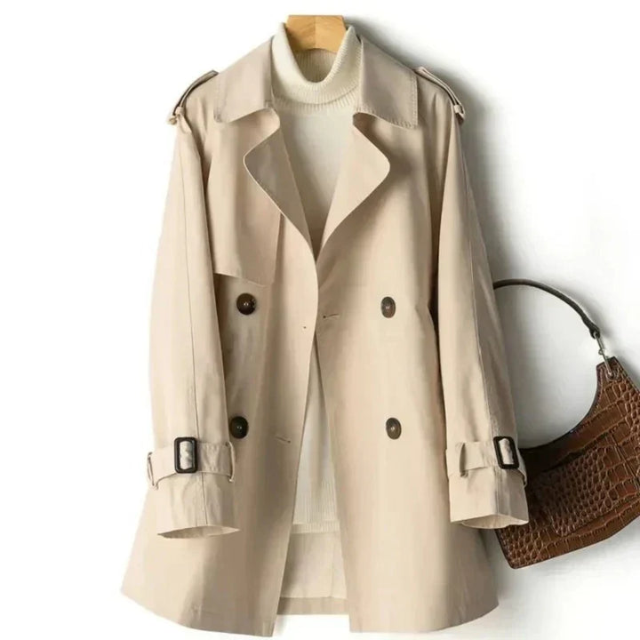 Doppelreihiger Winter Trenchcoat Für Damen | Casual