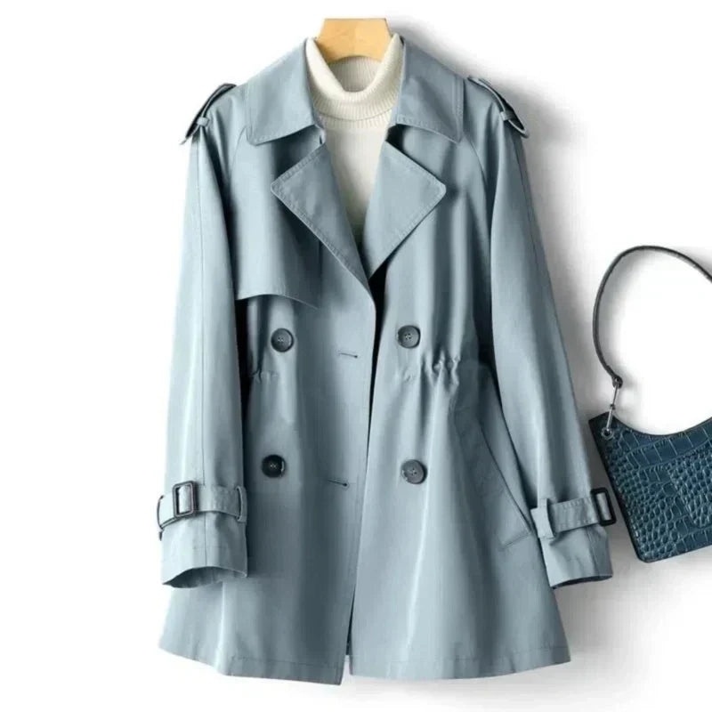 Doppelreihiger Winter Trenchcoat Für Damen | Casual